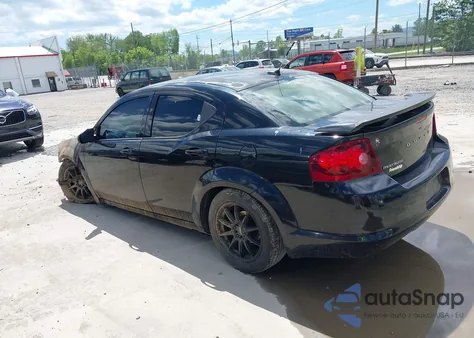 2011 Dodge Avenger Express из США, поврежденный, VIN 1B3BD4FB2BN543810